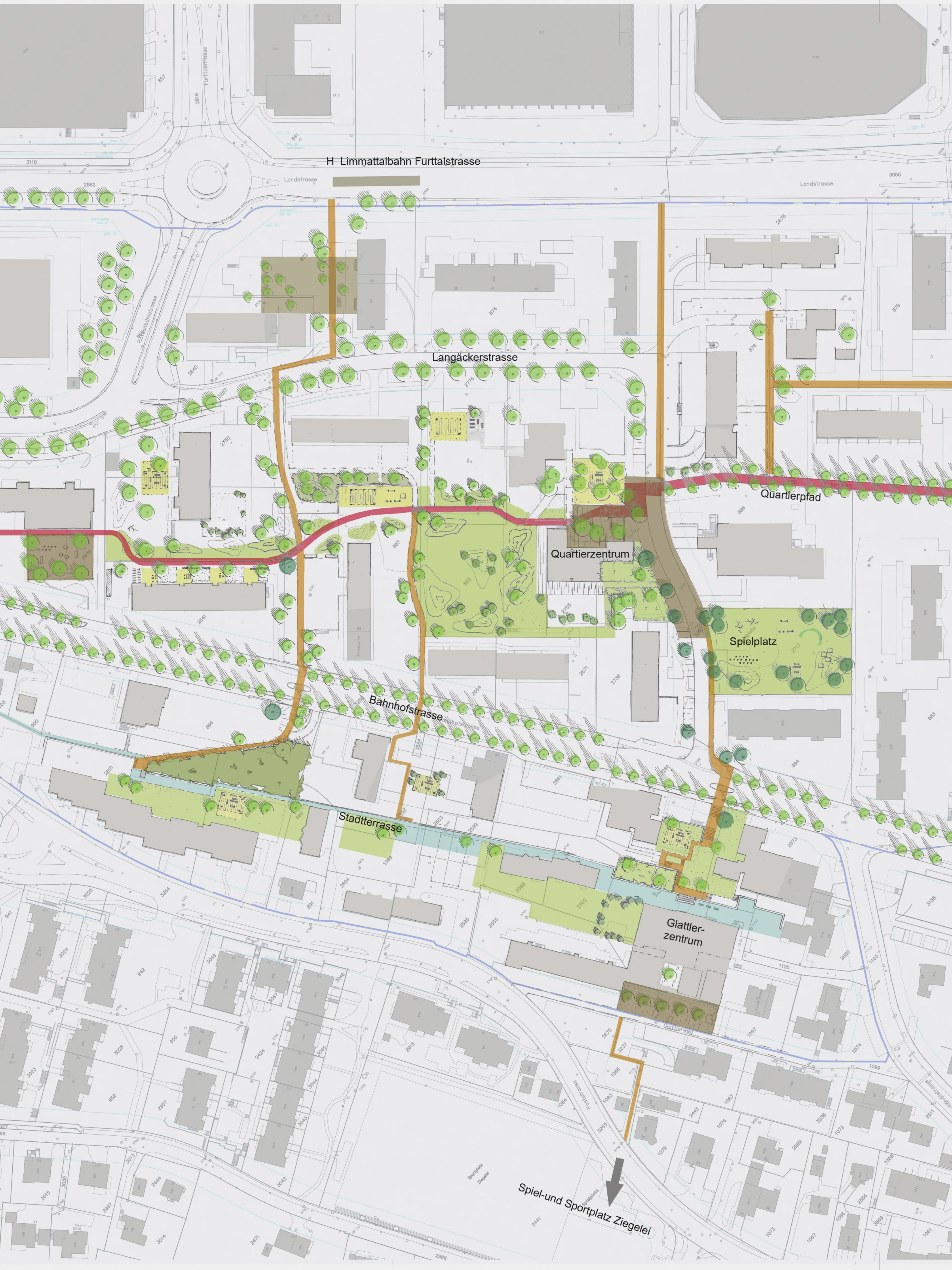 0565 Freiraum Langaecker Konzeptplan XXX