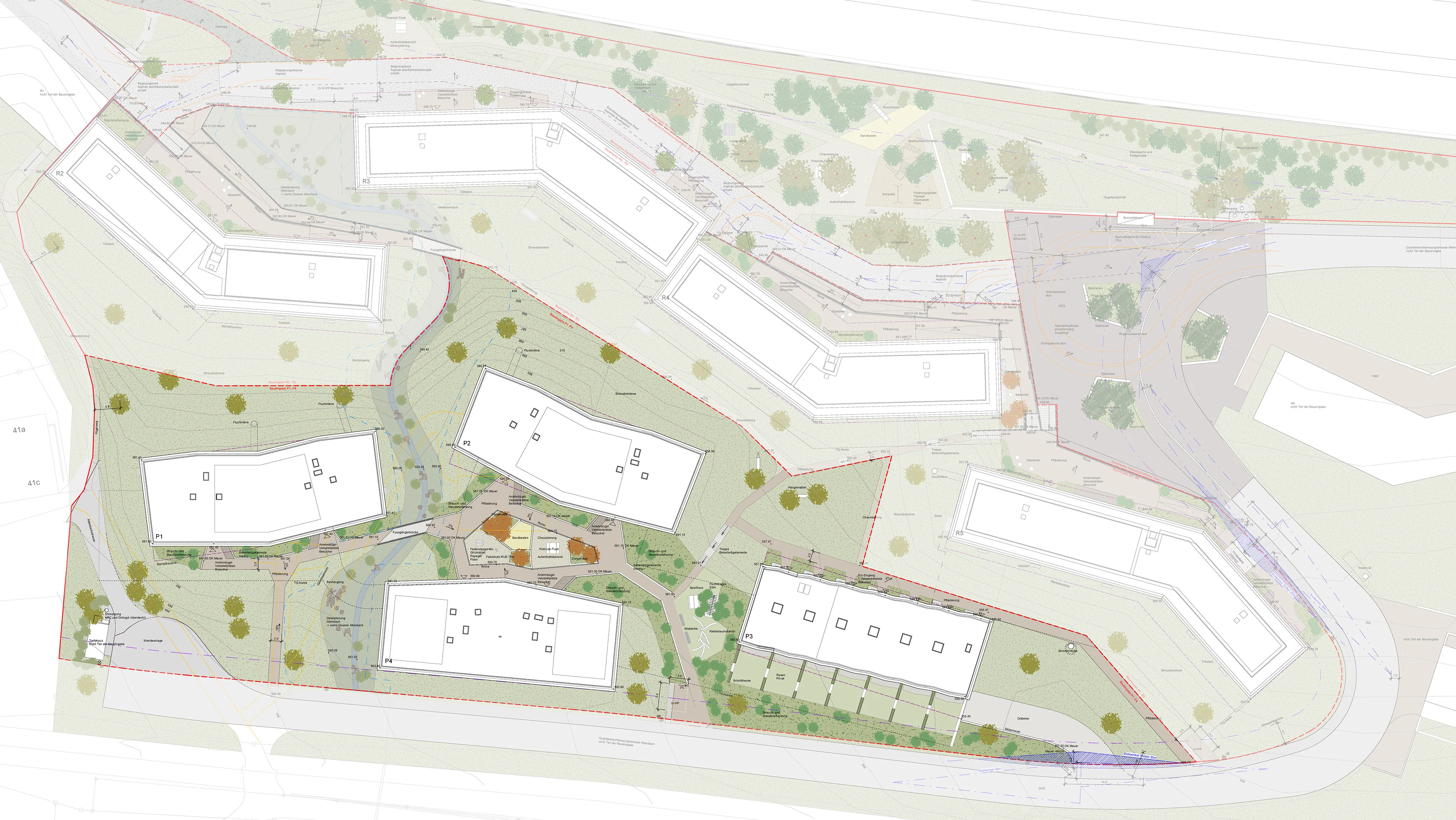 0997 Wohnzone Altenbach Wollerau WAW 22548 PLA 33 LU LAN 01 21 02 Umgebung