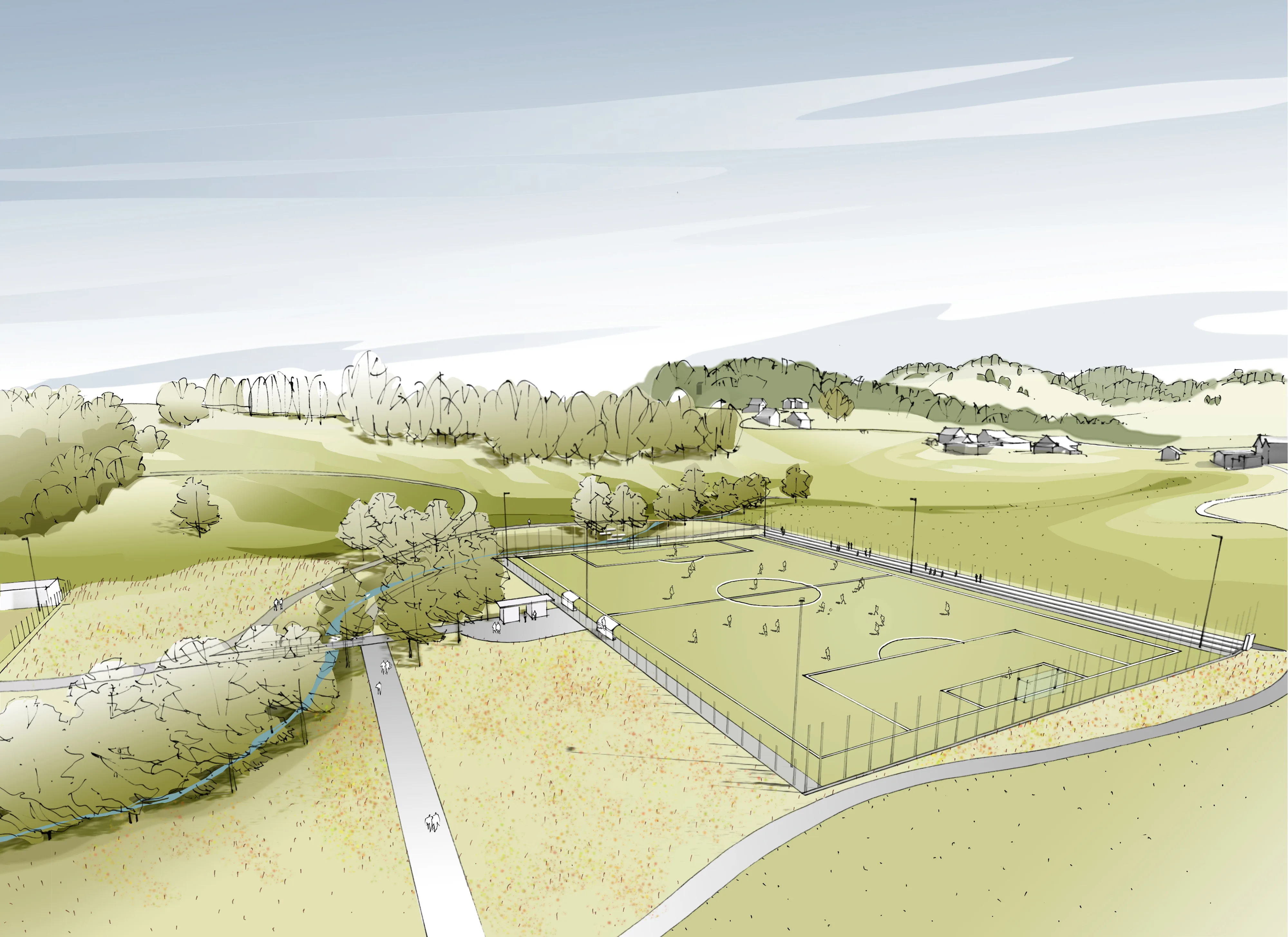 2021 11 19 Sportanlage Neuhus Etappe 1 Himmel hoeher